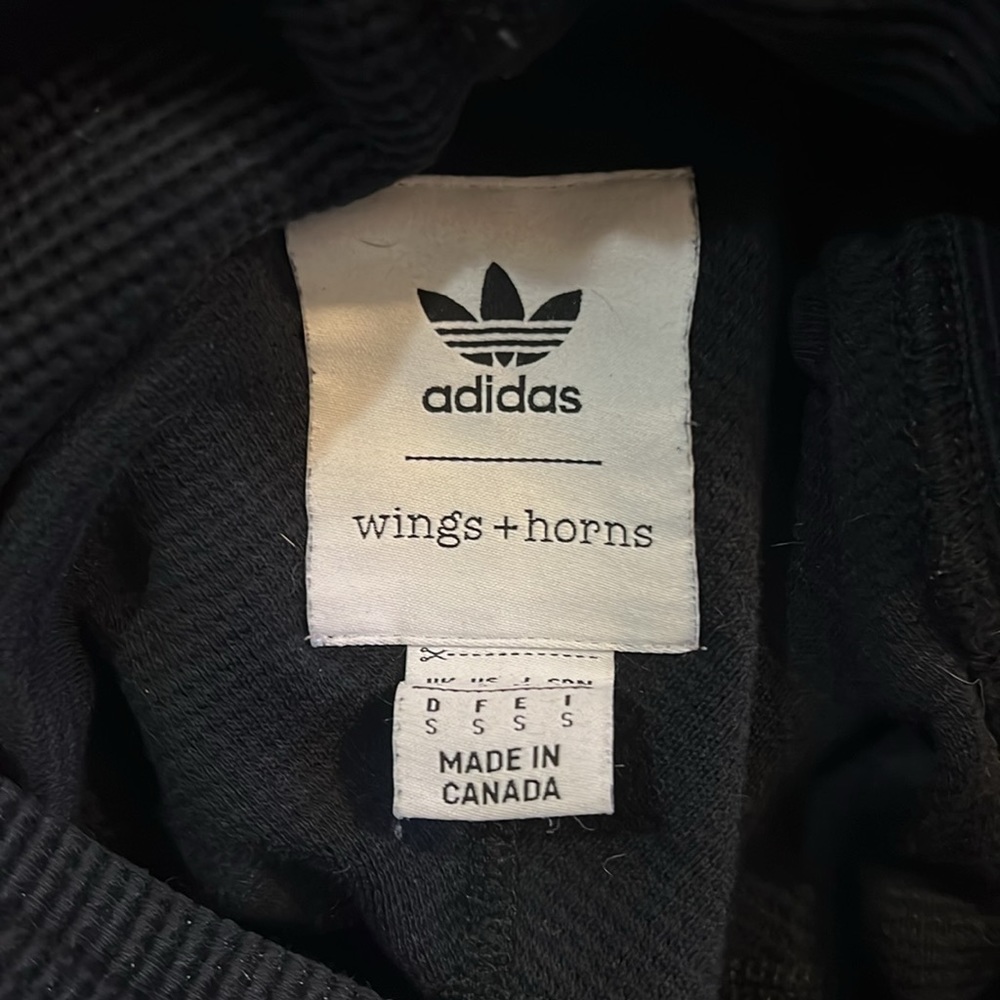 Modern Heritage: Wings + Horns x Adidas Waffle Knit Hoodie (S) - Picture 4 of 4